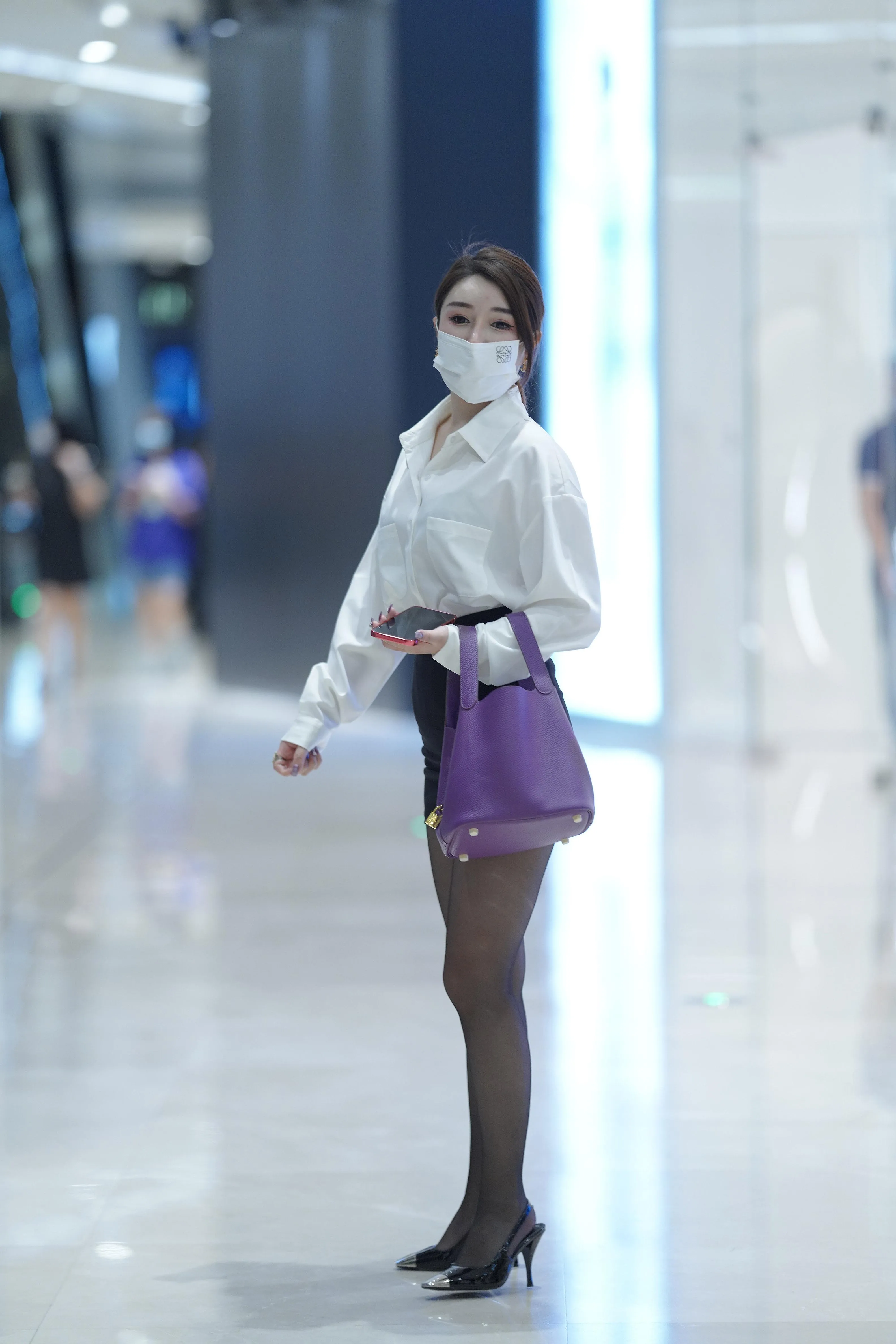 魔镜街拍 NO.184 街拍黑丝包臀裙小姐姐 [137P]插图1